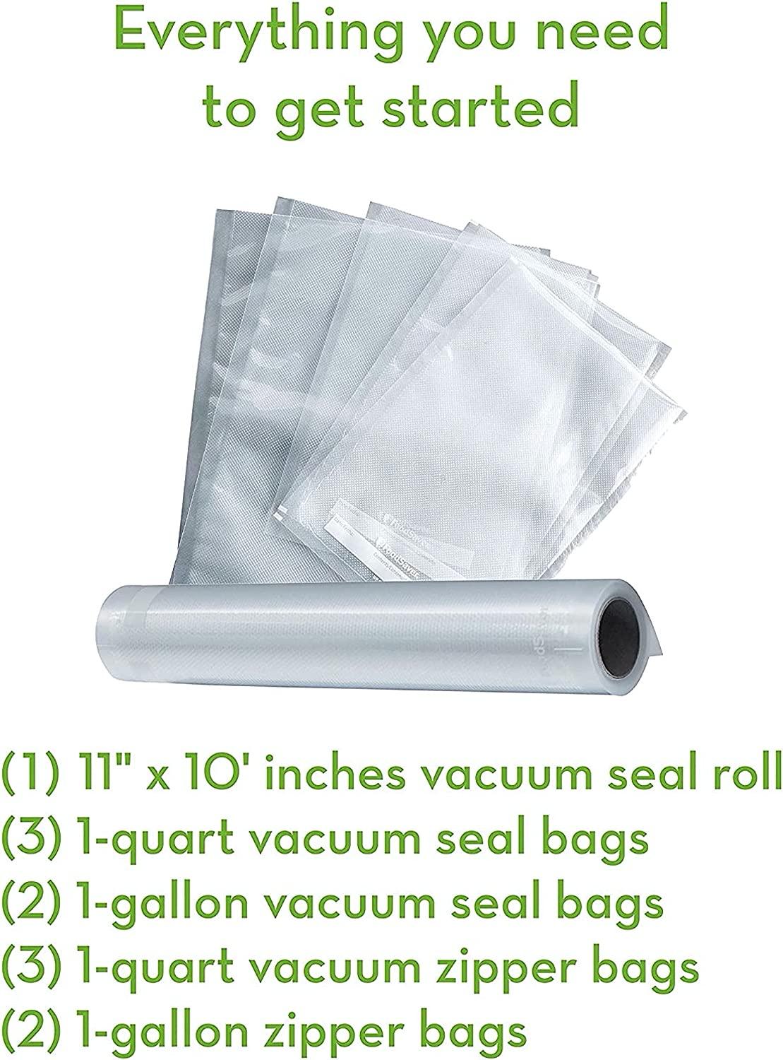 Foodsaver 1 Gallon Vacuum Zipper Bags
