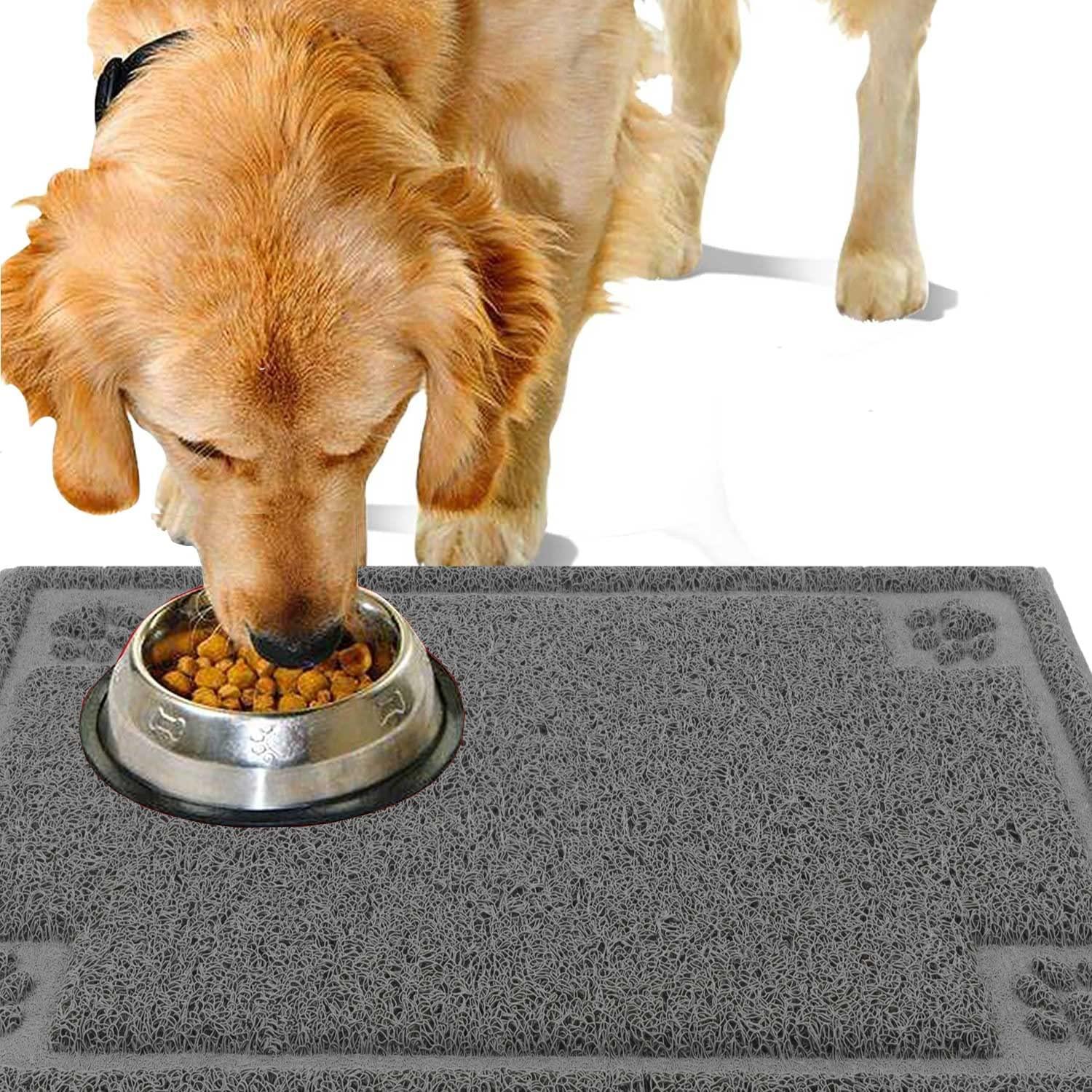 Urdogsl 24x36 Pet Feeding Mat for Dogs and Cats, Flexible Dog