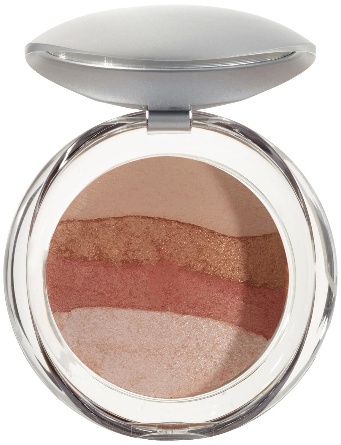 PUPA Milano Luminys Baked All Over Illuminating Blush-Powder - Moisturize  And Protect Skin - Soft And Velvet Smooth Finish - Silky And Light Texture  - 4 Tone - 01 Stripes Rose - 0.32 Oz I0111598