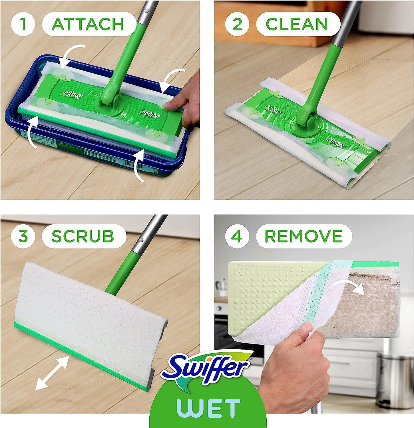 Swiffer WetJet Multi-Purpose Floor Cleaner Febreze Refill, Lavender, Pack  of 2