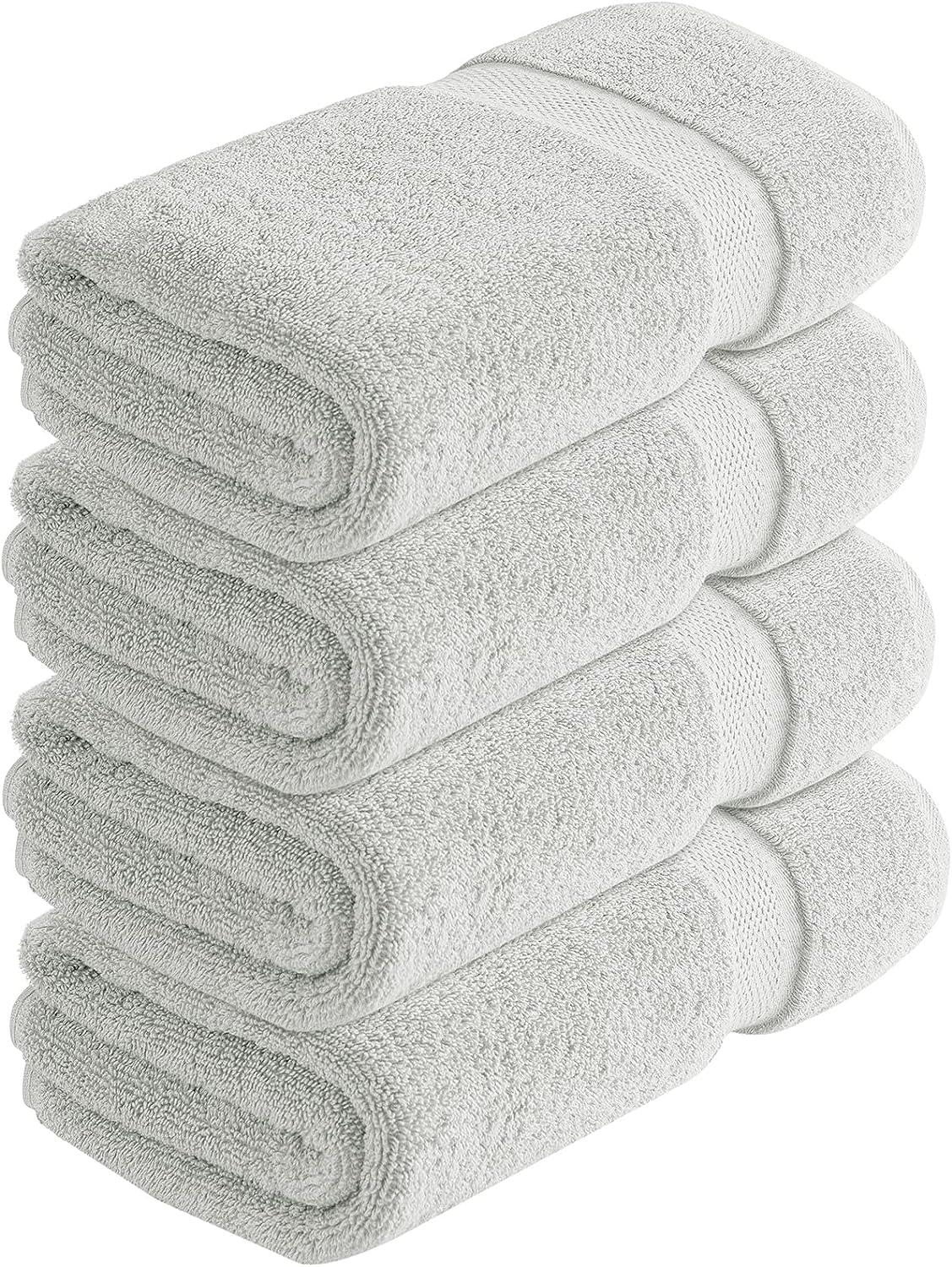 Oakias Kitchen Towels Grey (12 Pack, 16 x 26 Inches) – Cotton