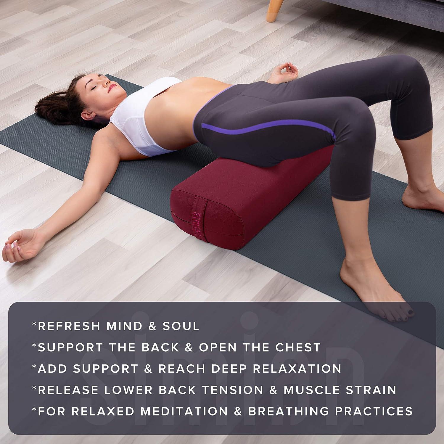  Everyday Yoga Bolster Rectangular Meditation Pillow
