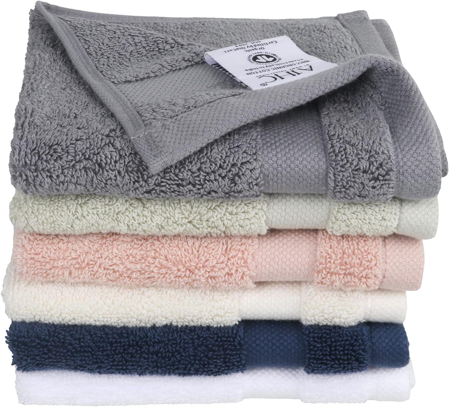 Organic Cotton Luxuriously Plush Bath Towel 20 Piece Set, GOTS & OEKO-TEX  Certified, Hotel Quality Towels