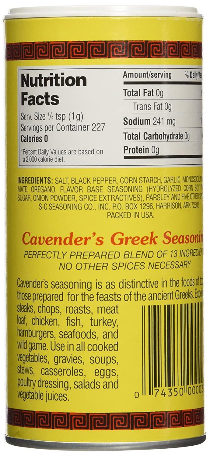 Cavender's All-Purpose Greek Seasoning - Encyclopedia of Arkansas