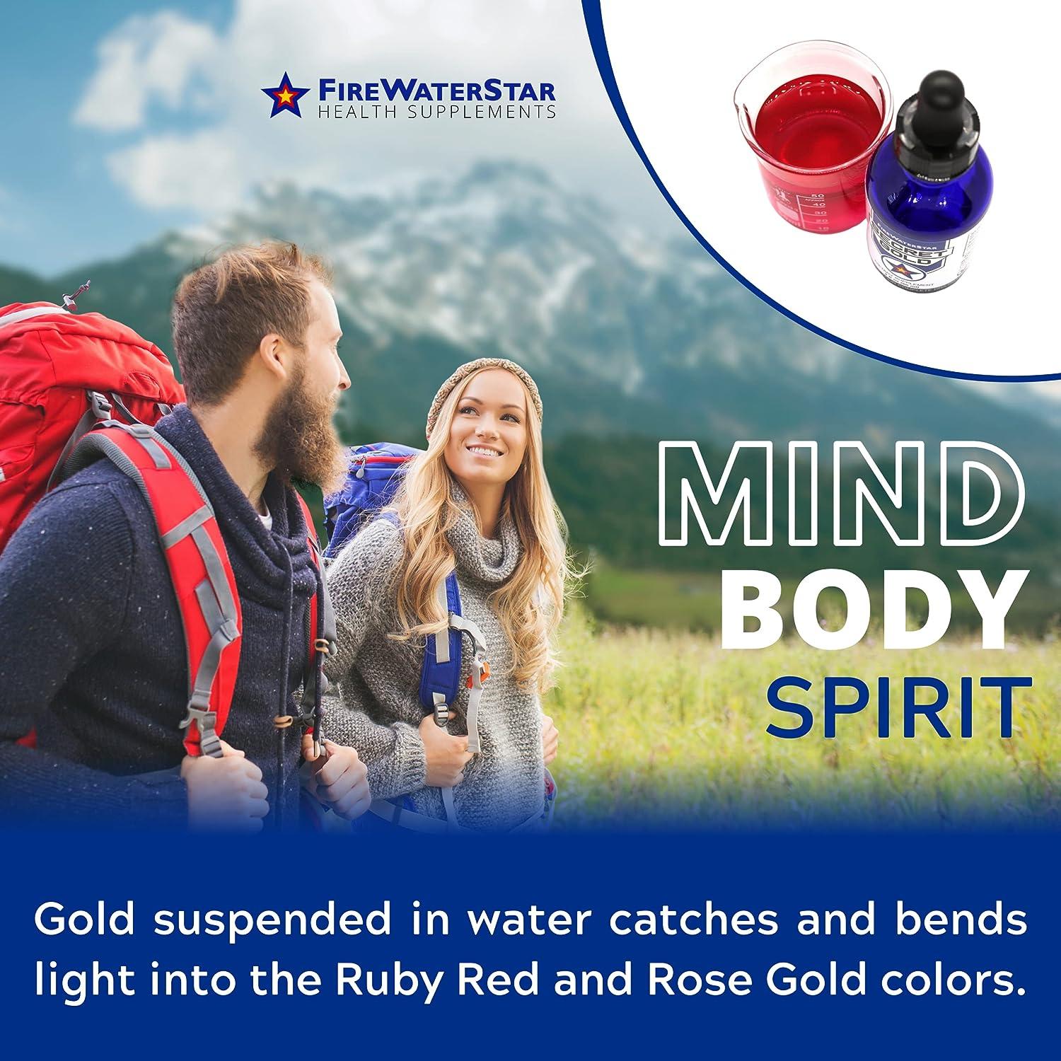 Colloidal Gold - Liquid Gold Drops - Nano Gold - Made from 99.99% Pure Swiss Gold - 100 ppm - Ascension Aid - Brain Boost - Enhance Awareness, Clarity