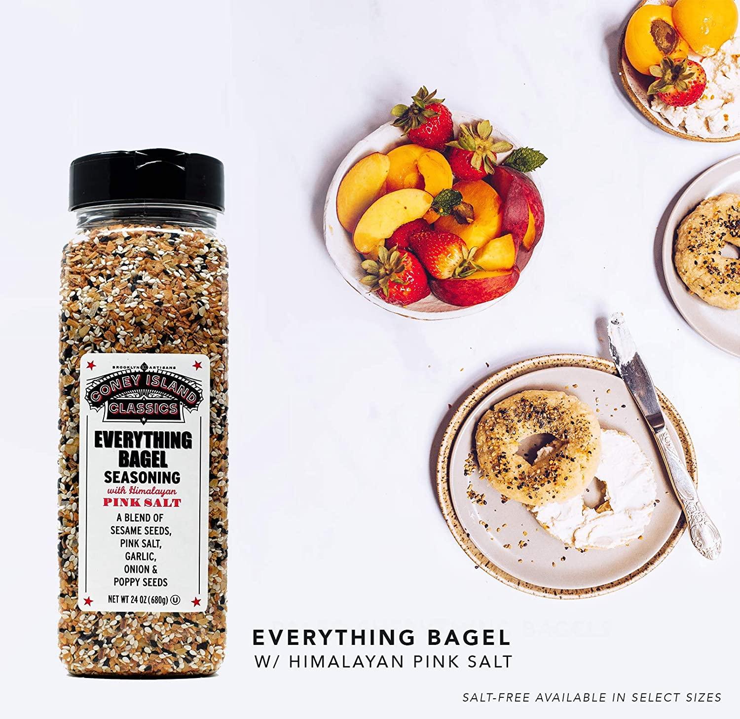 Everything Bagel SALT FREE Seasoning Premium Spice Blend With Sesame Seeds  On