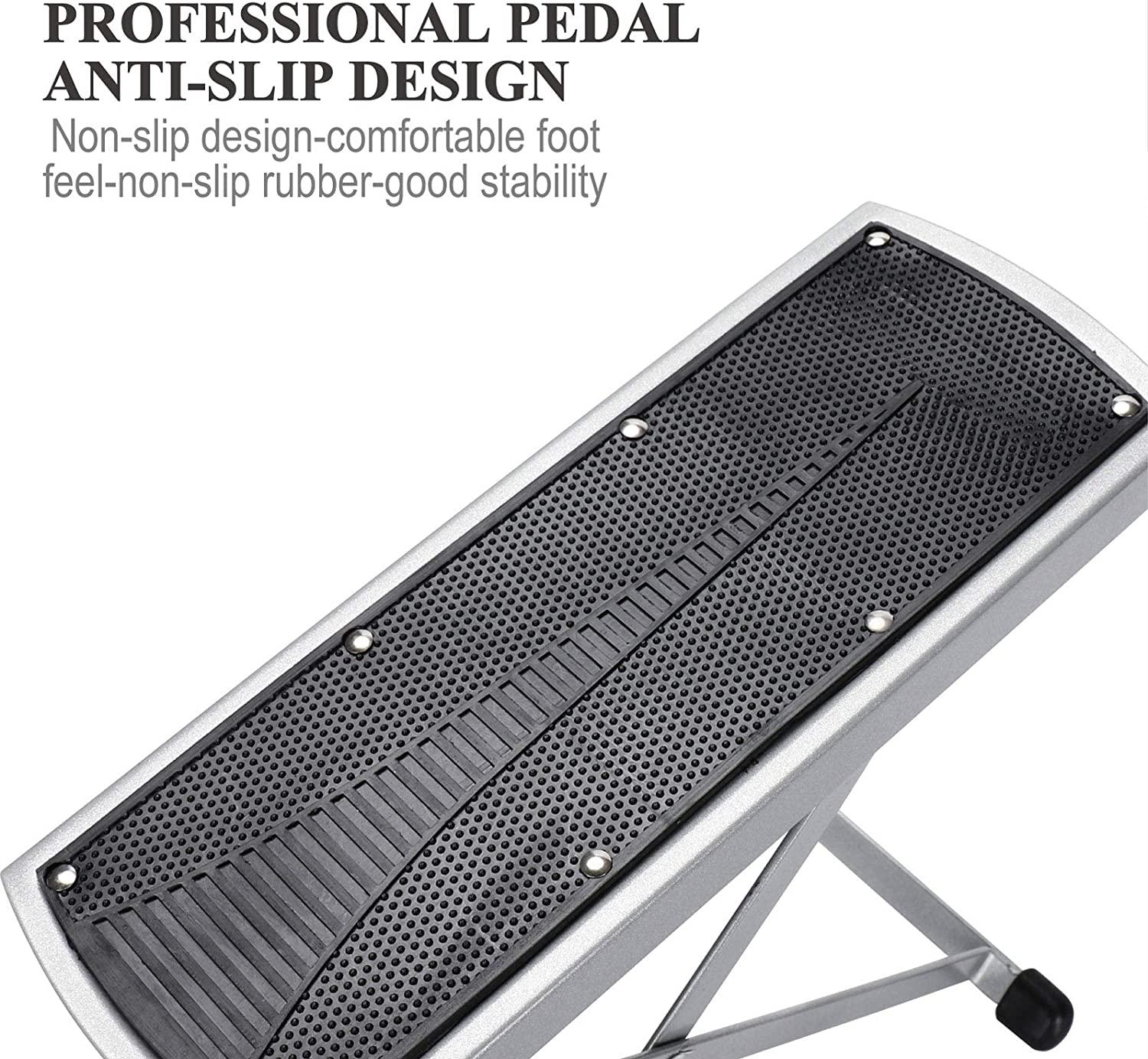 Pedicure Foot Rest Stand, Beauty Footrest for Pedicures, Toenail Care Stand  with Non-Slip Rubber, Adjustable Foot Pedal, Pedicure Foot Stand for Home