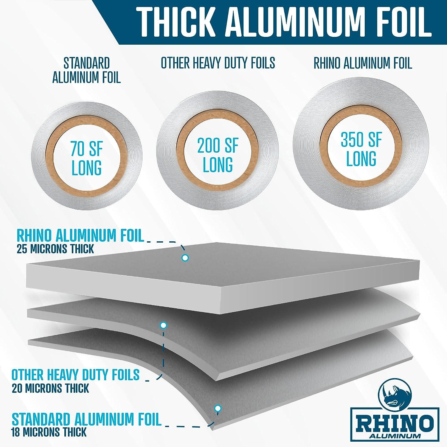  Ultra-Thick Heavy Duty Aluminum Foil Oven Paper Roll Aluminum  Foil Wrap for Cooking BBQ Home Commercial : Health & Household