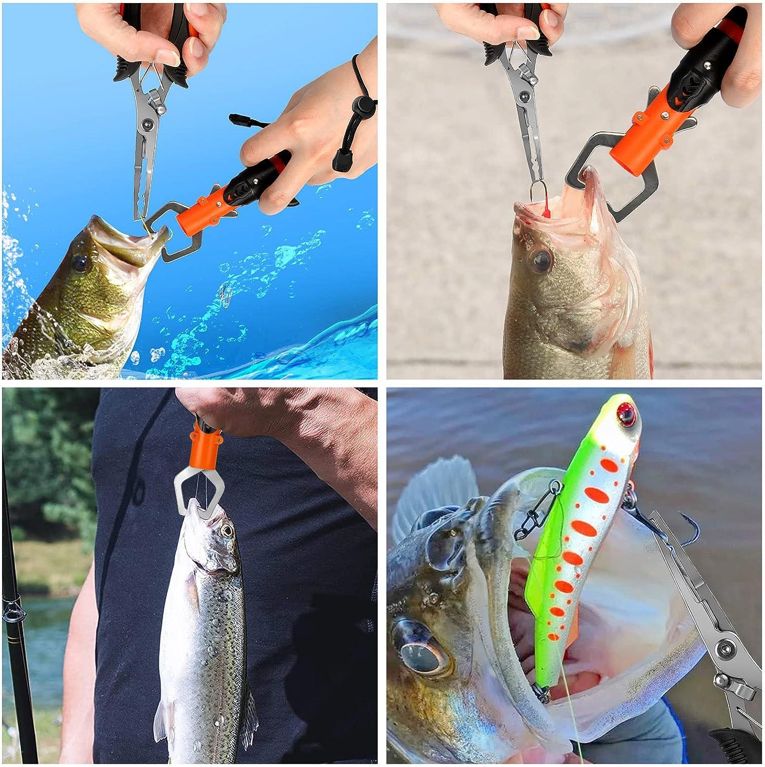 Fishing Outdoor Angler Shears Stainless Steel Cut Bait Clean Fish for sale  online