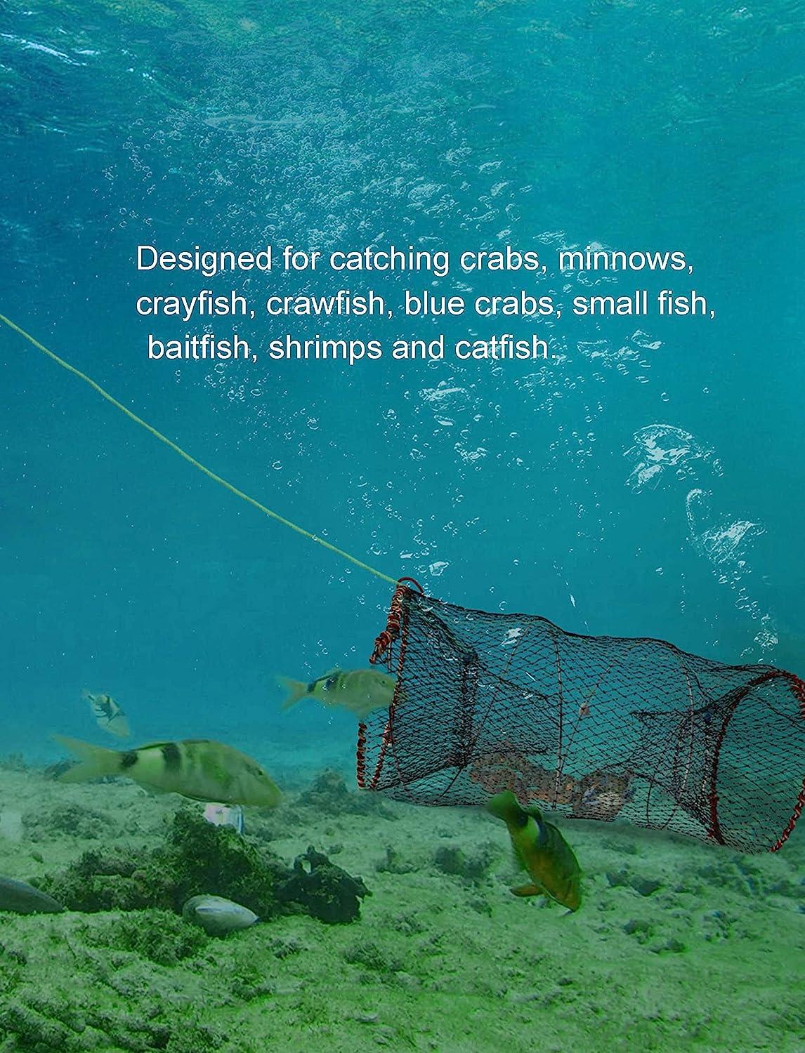 Crab Trap Minnow Trap for Bait Fish Crawfish Trap Jordan