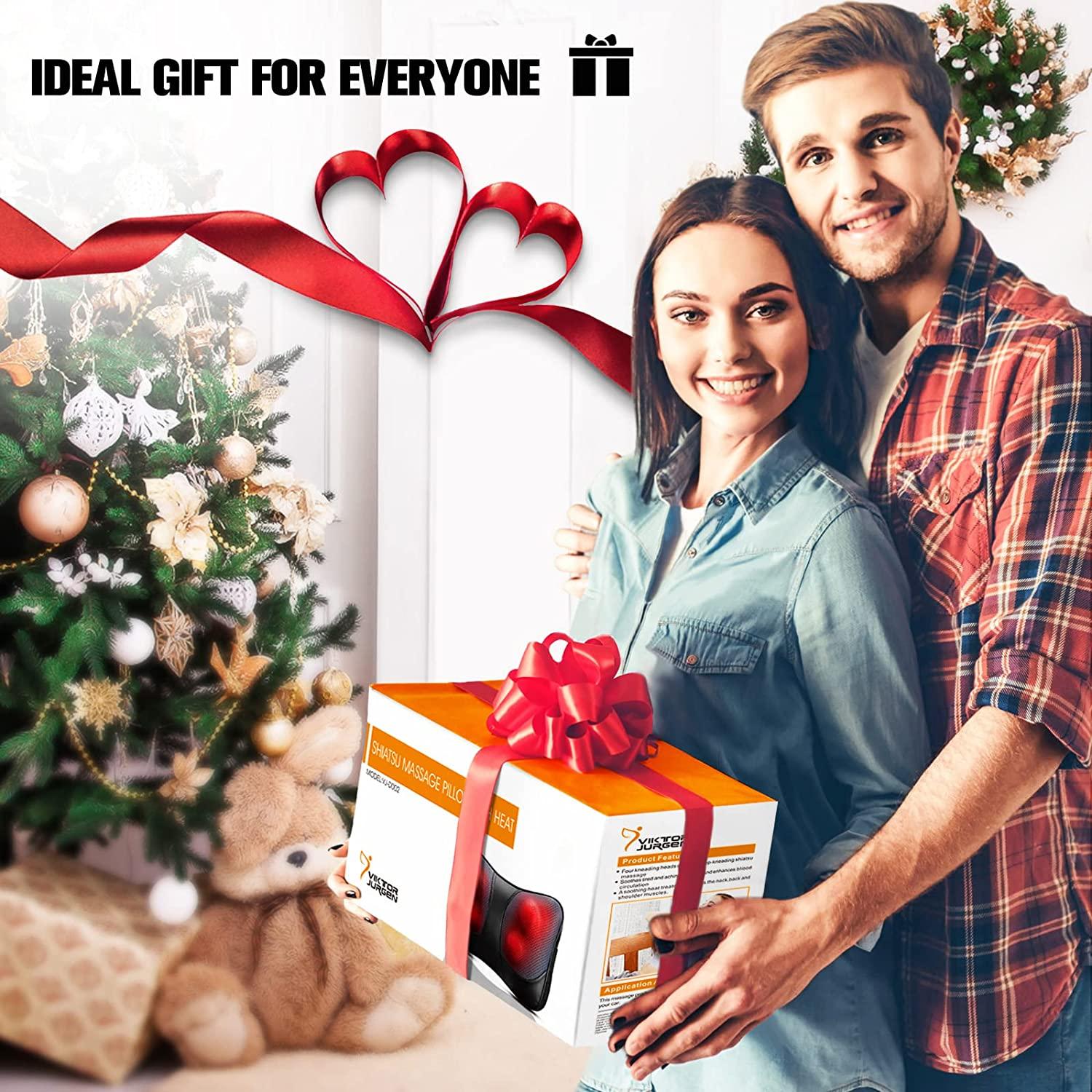 VIKTOR JURGEN Christmas Gifts for Men, Women, Dad, Mom, Shiatsu Back  Massager with Heat, Deep Kneadi…See more VIKTOR JURGEN Christmas Gifts for  Men