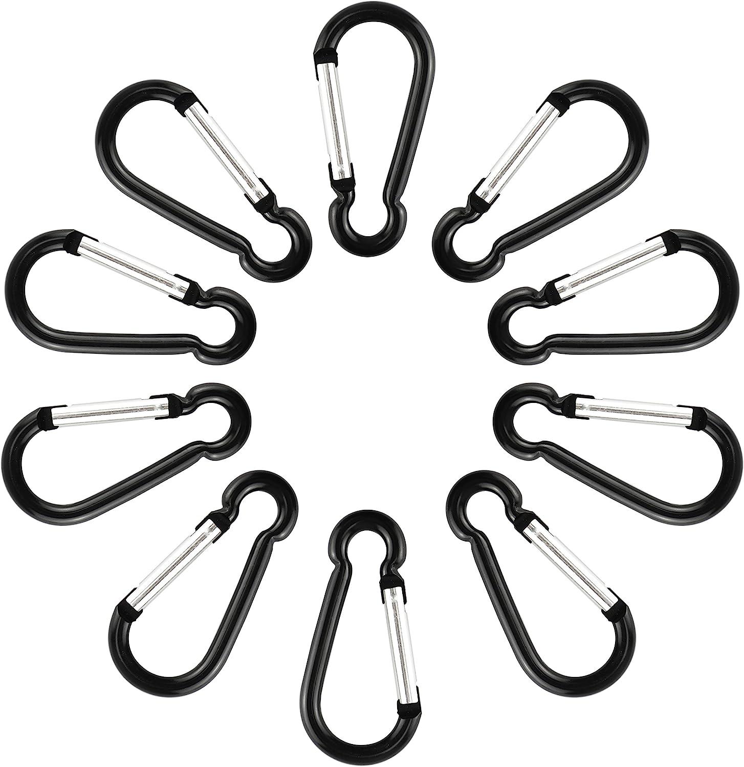  5 Color 20PCS 2.3 Carabiner Clip D Ring Carabiners Small  Carabiner Keychain Spring Snap Hooks, Mini Carabiner Clip Set for Keys, Dog  Leash, Camping Hiking Accessories : Sports & Outdoors