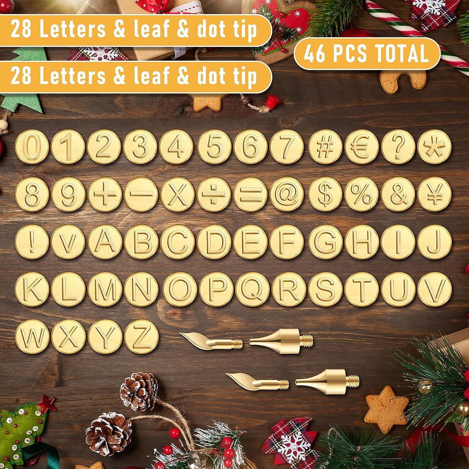 Promotion! 56 Pieces Wood Burning Tip Letter Wood Burning Tip Set Including  Alphabet Number For Wood Craft Diy Embossing Carving - Wood Router -  AliExpress