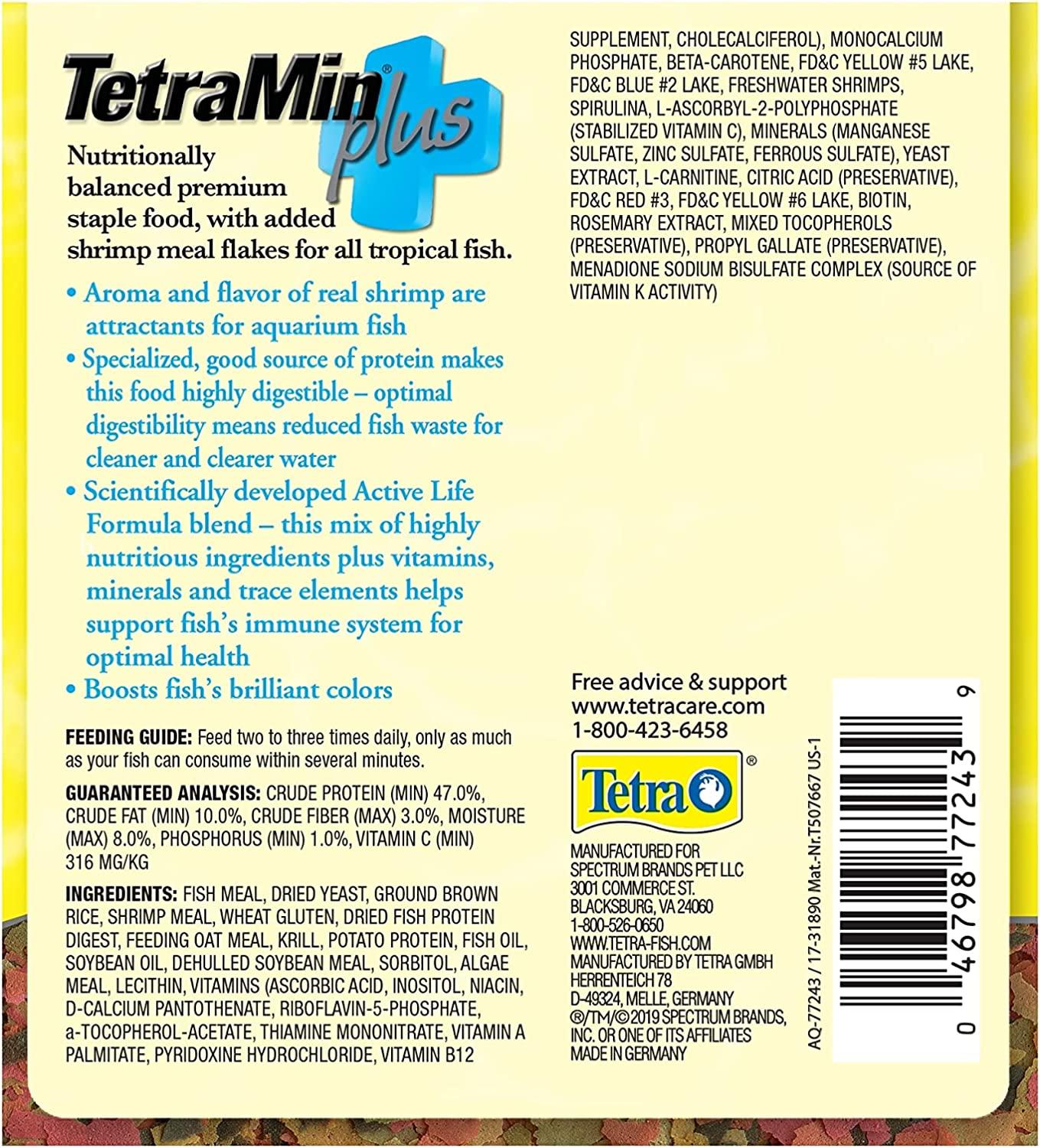  TetraMin Nutritionally Balanced Tropical Flake Food