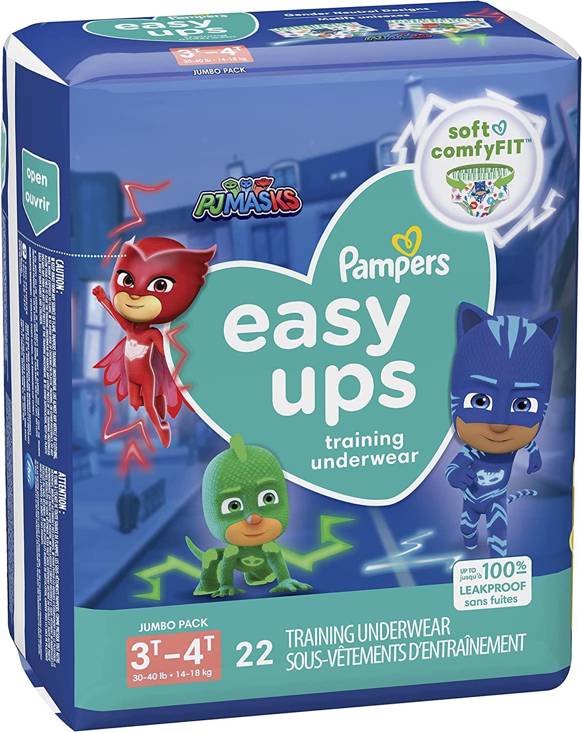 Pampers Boys' Easy UPS Training Underwear 3t - 4t for sale online