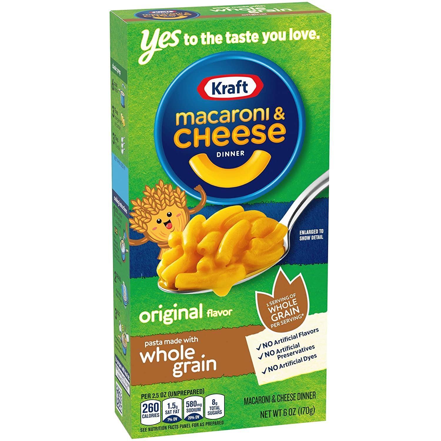 Kraft Original Flavor Macaroni and Cheese Dinner - Shop Pantry Meals at  H-E-B