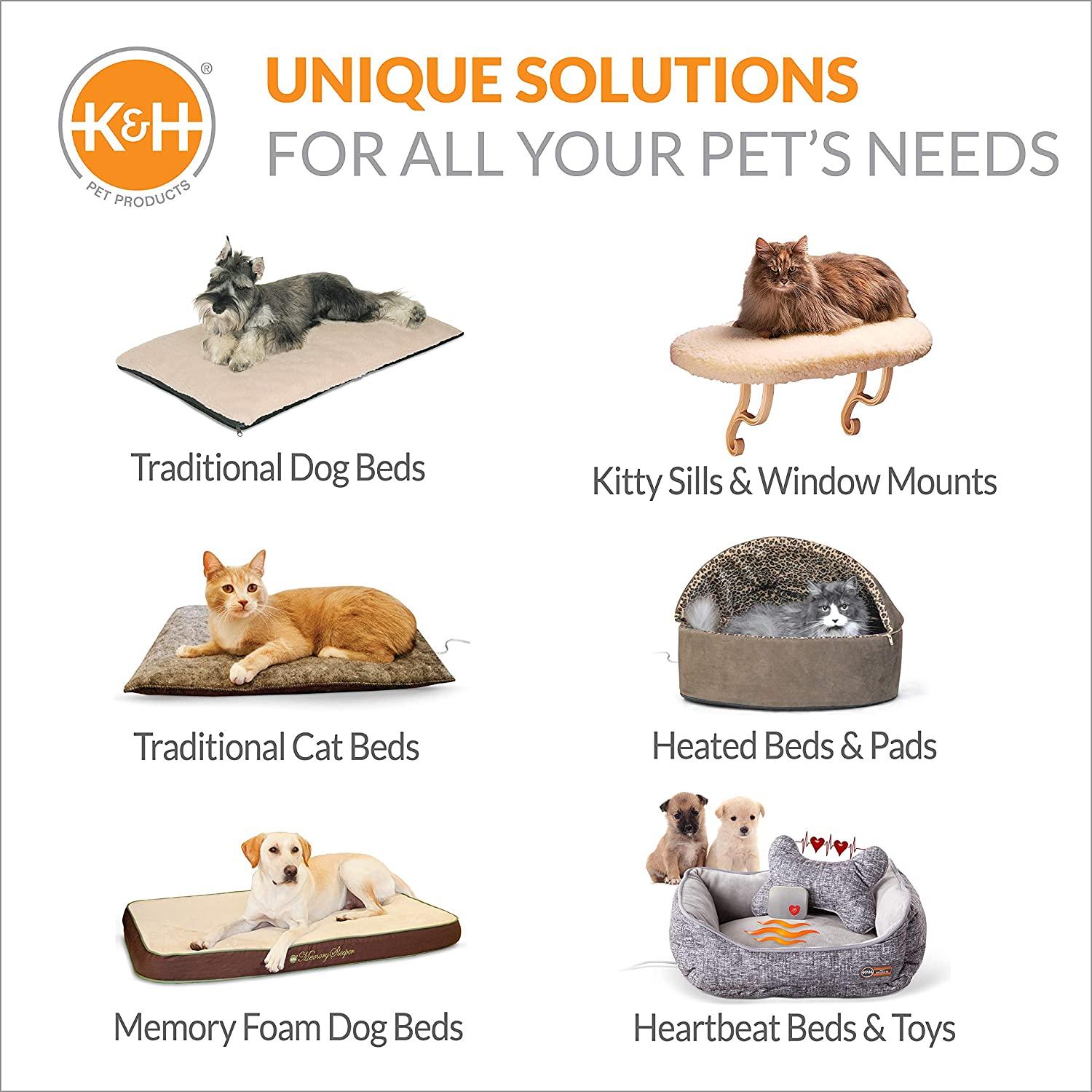 K&H PET PRODUCTS Extreme Weather Kitty Pad & Fleece Cover 