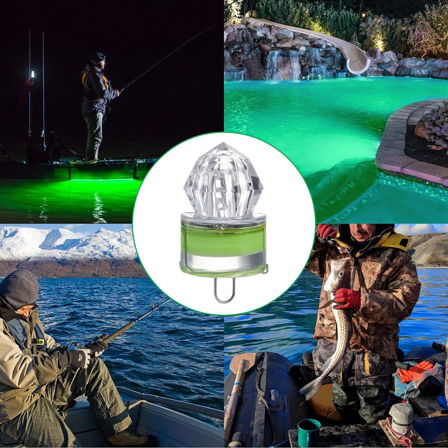 LED Fishing Lures Fishing Spoons Underwater Flasher Bass Halibut Flasher  Saltwat