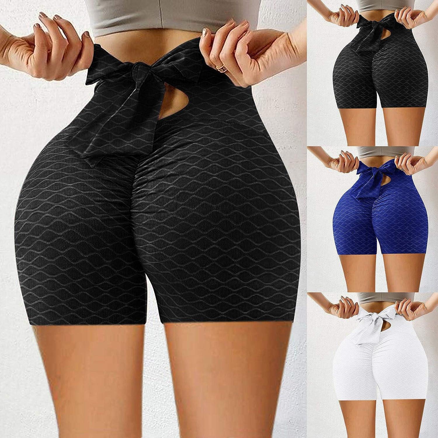 Skimpy Athletic Shorts for Women Sporty Compression Running Shorts for  Women Booty Shorts Scrunch Butt Butt Lift High Waisted : :  Clothing