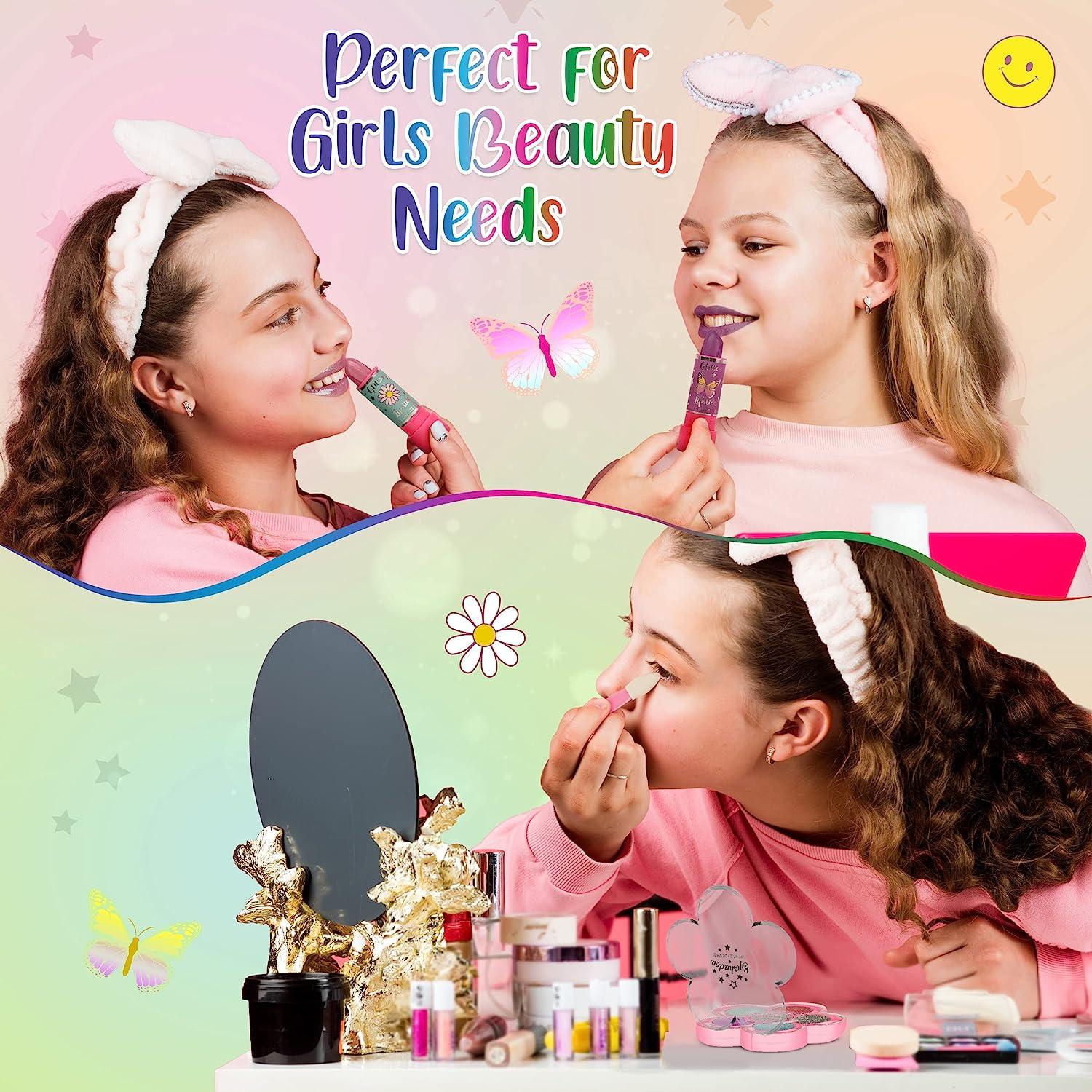 Makeup sets kits for kids unicorn washable pretend play cosmetic
