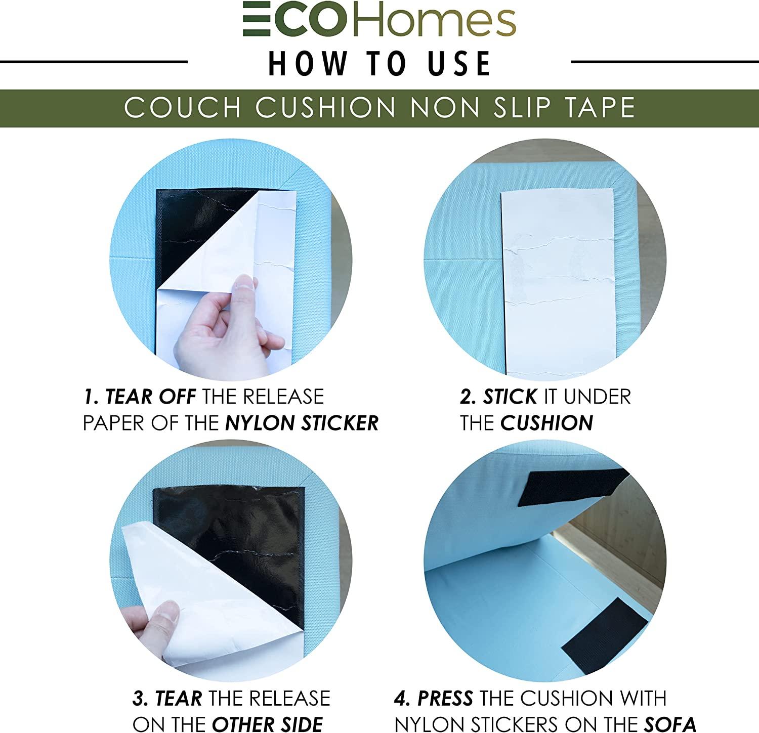  ECOHomes Couch Cushion Grip Tape Keep Couch Cushions