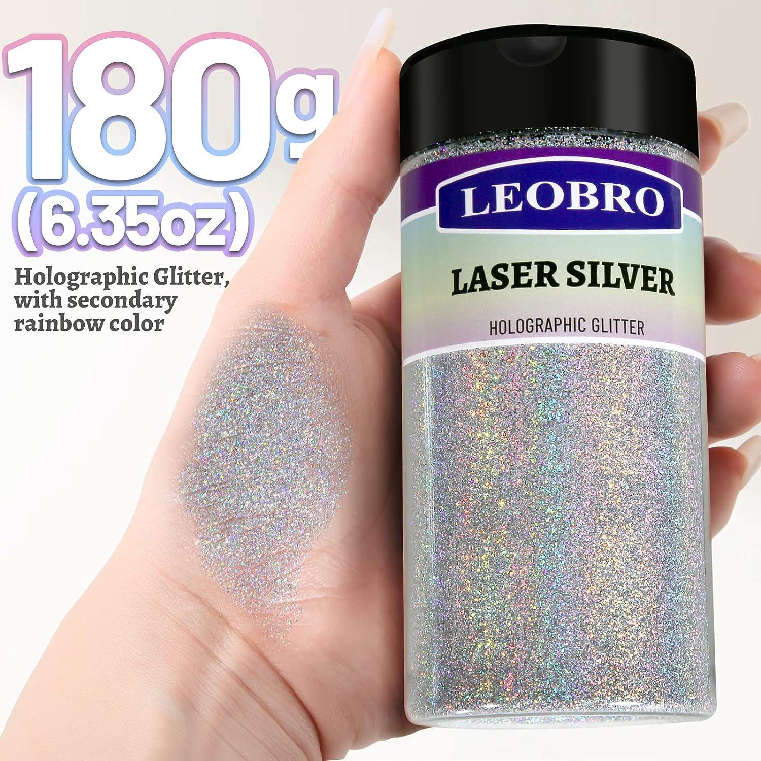 SILVER - Holographic Glitter Powder