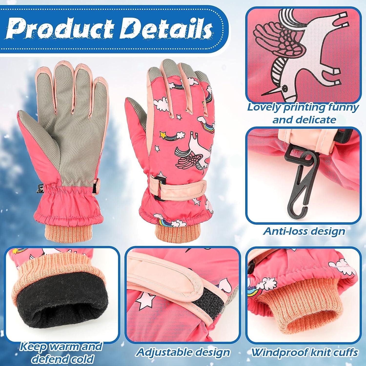Kids Unicorn Snow Gloves Waterproof, Lovely Ski Glove Warmers For Girls And  Little Horses From Daye08, $15.84