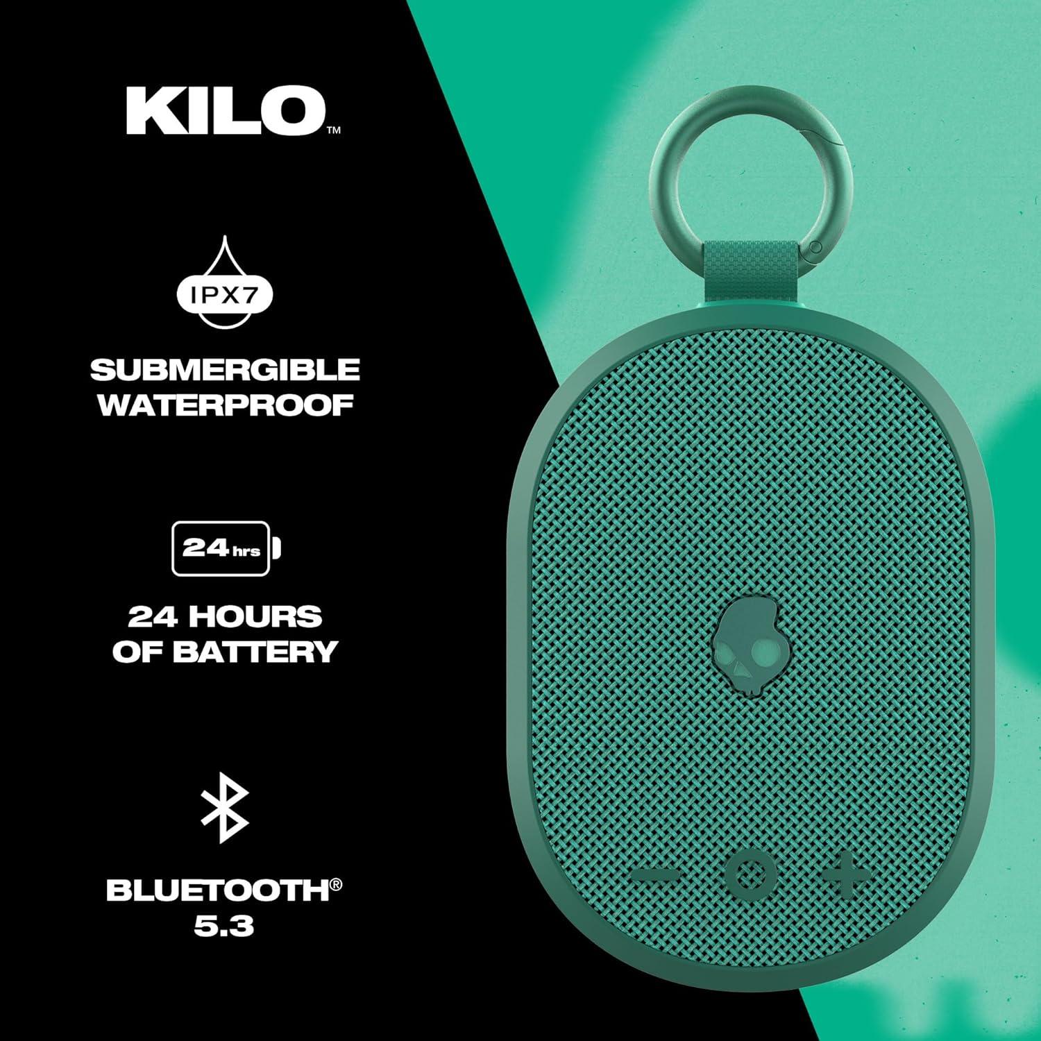 Skullcandy Kilo Wireless Bluetooth Speaker - IPX7 Waterproof Mini