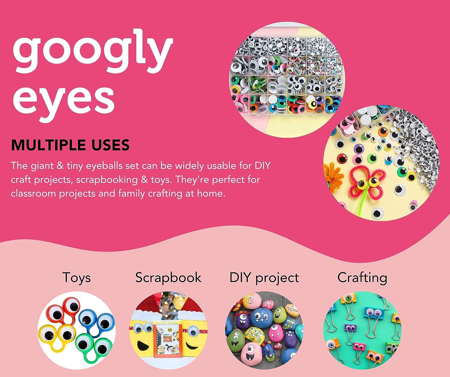 Self Adhesive Googly Eyes Wiggle Eyes for Craft - China Wiggle Eyes and  Googly Eyes price