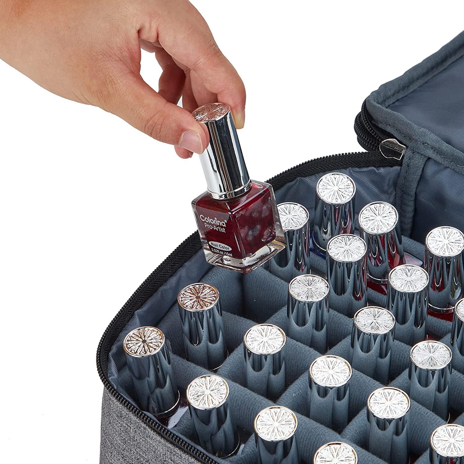 Nail Polish Organizer Holds 30 Bottles (15ml - 0.5 fl.oz), Double Laye –  Aurosports