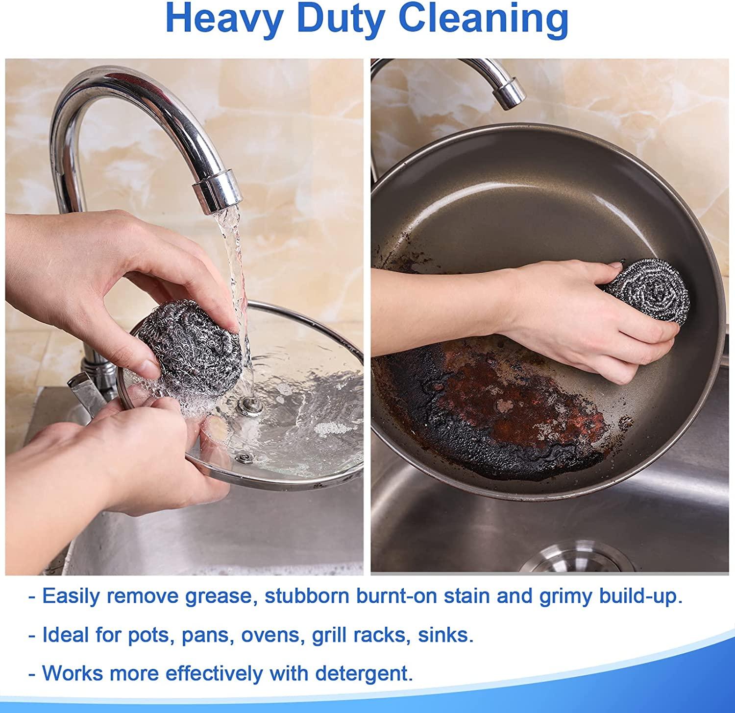 Stainless Steel Scrubber Metal Scrubbers For Cleaning Dishes