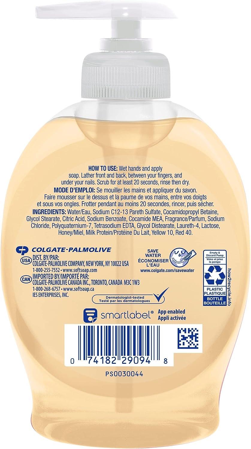 Softsoap Moisturizing Liquid Hand Soap Pump - Milk & Honey - 7.5