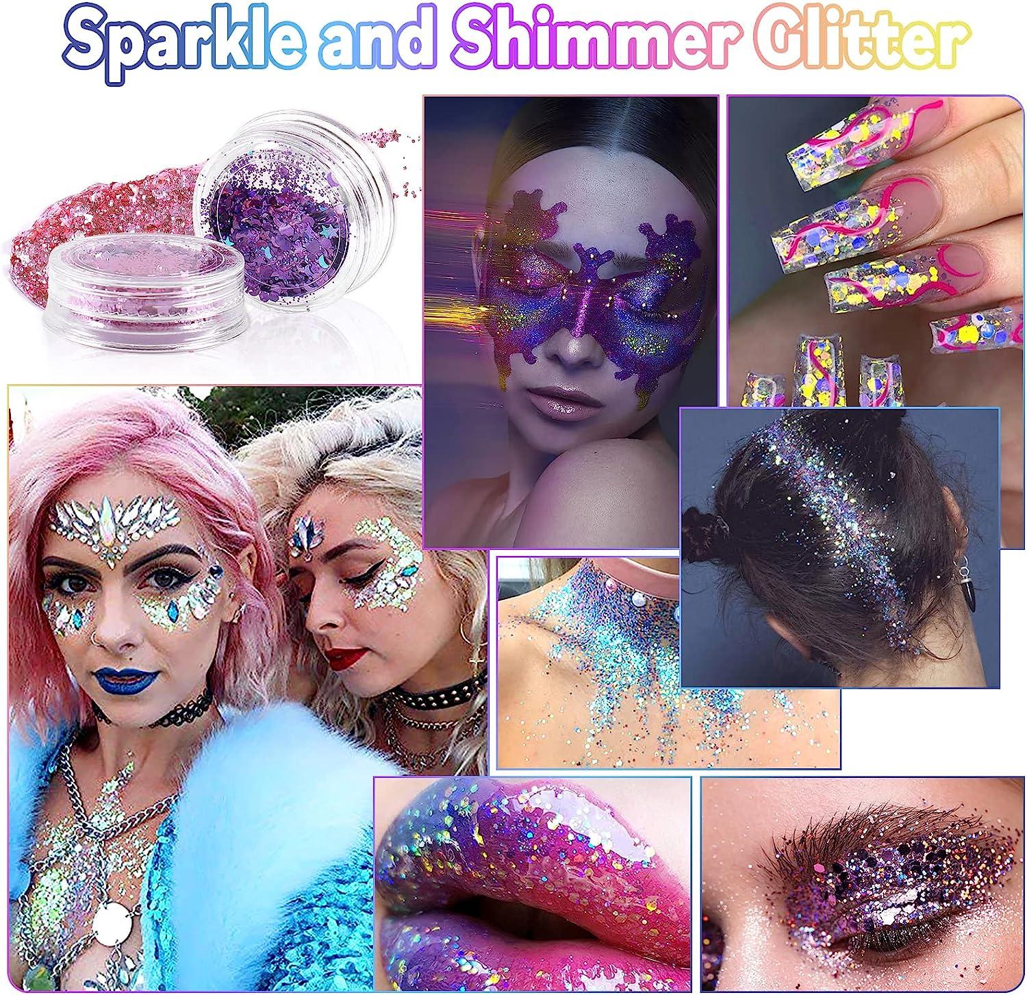 How to use Chunky Glitter  Face Painting Tips 