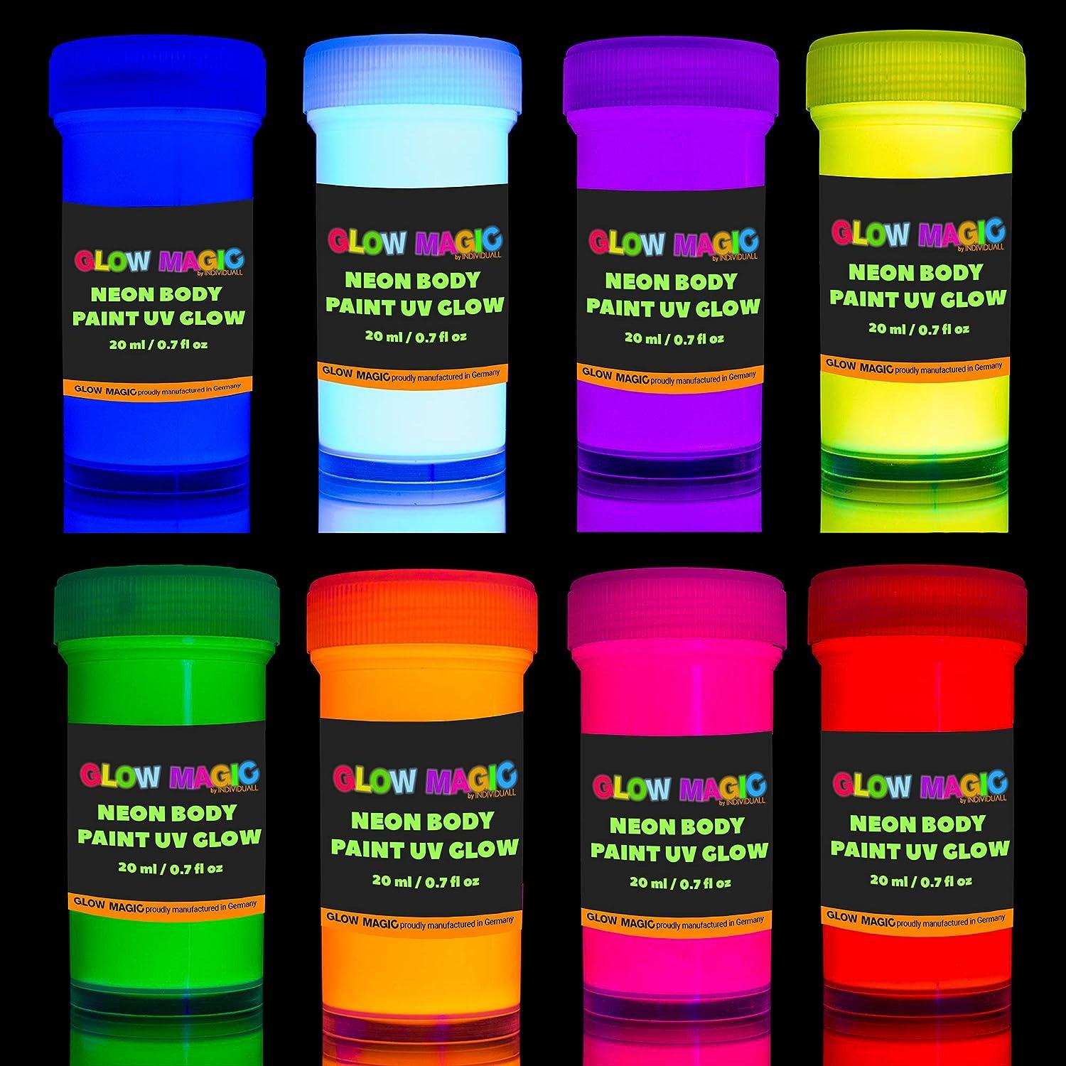 Neon Nights UV Body Paint Set  Blacklight Glow Makeup Kit