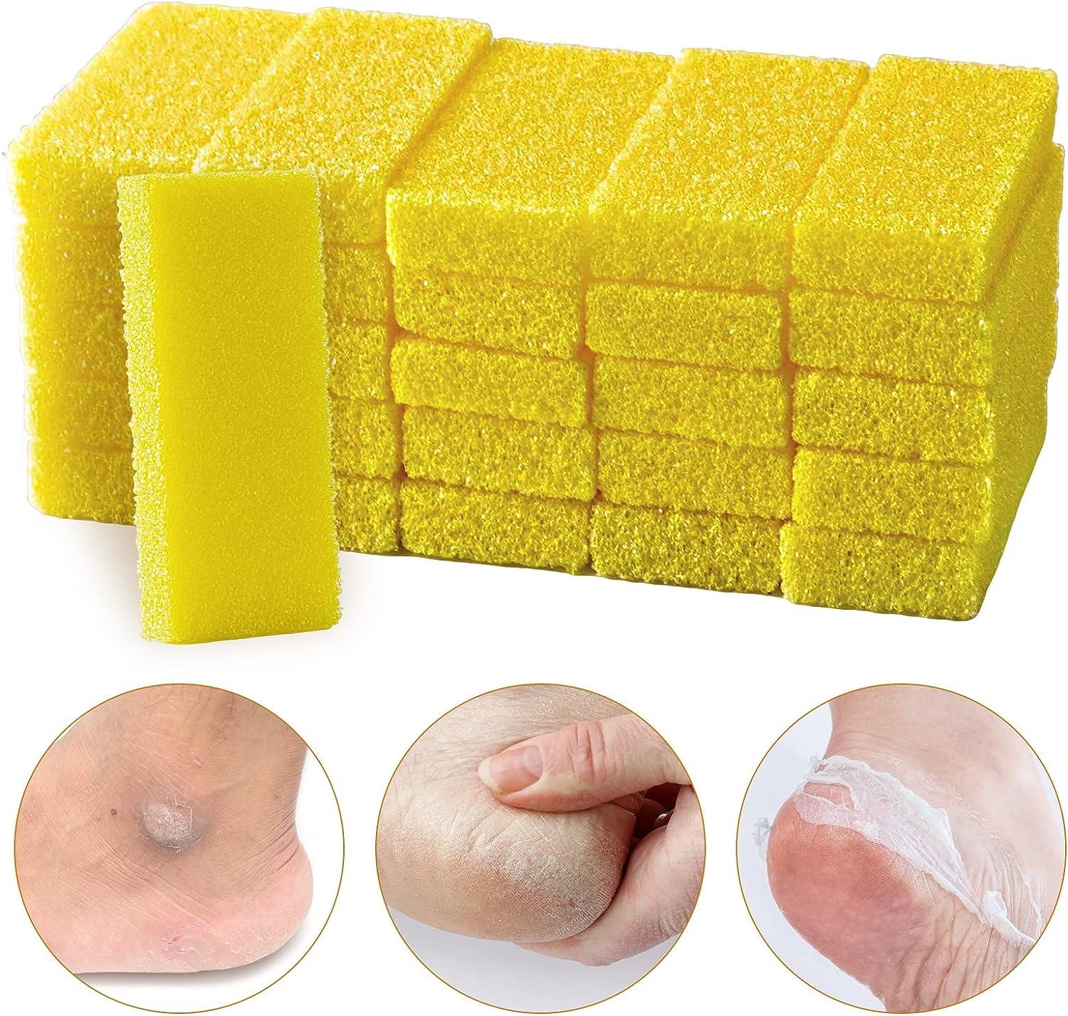 Pumice Sponge for Feet, Ultimate Pedicure Stone Callus Remover & Foot  Scrubber
