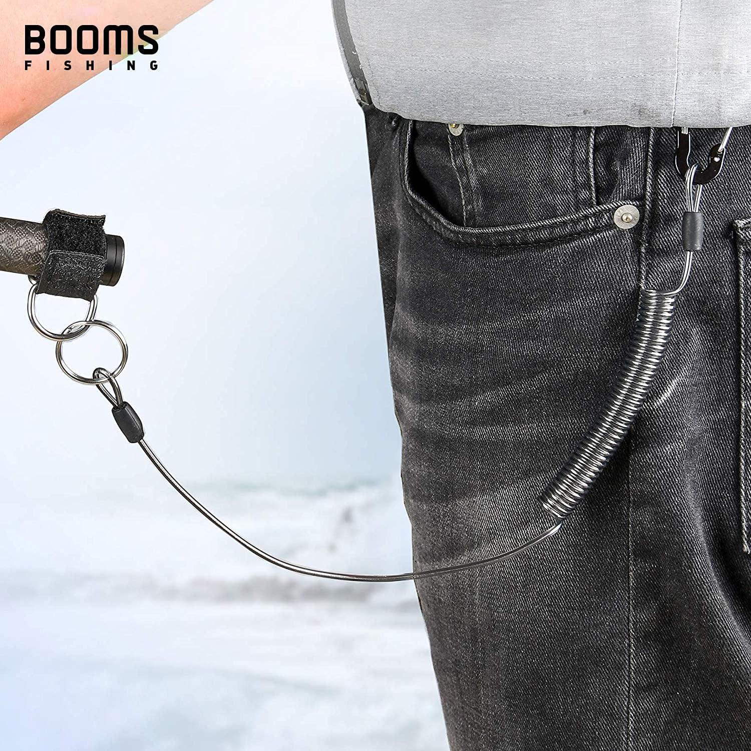 Booms Fishing T01 Coiled Lanyards for Fishing Rods and Fly Fishing