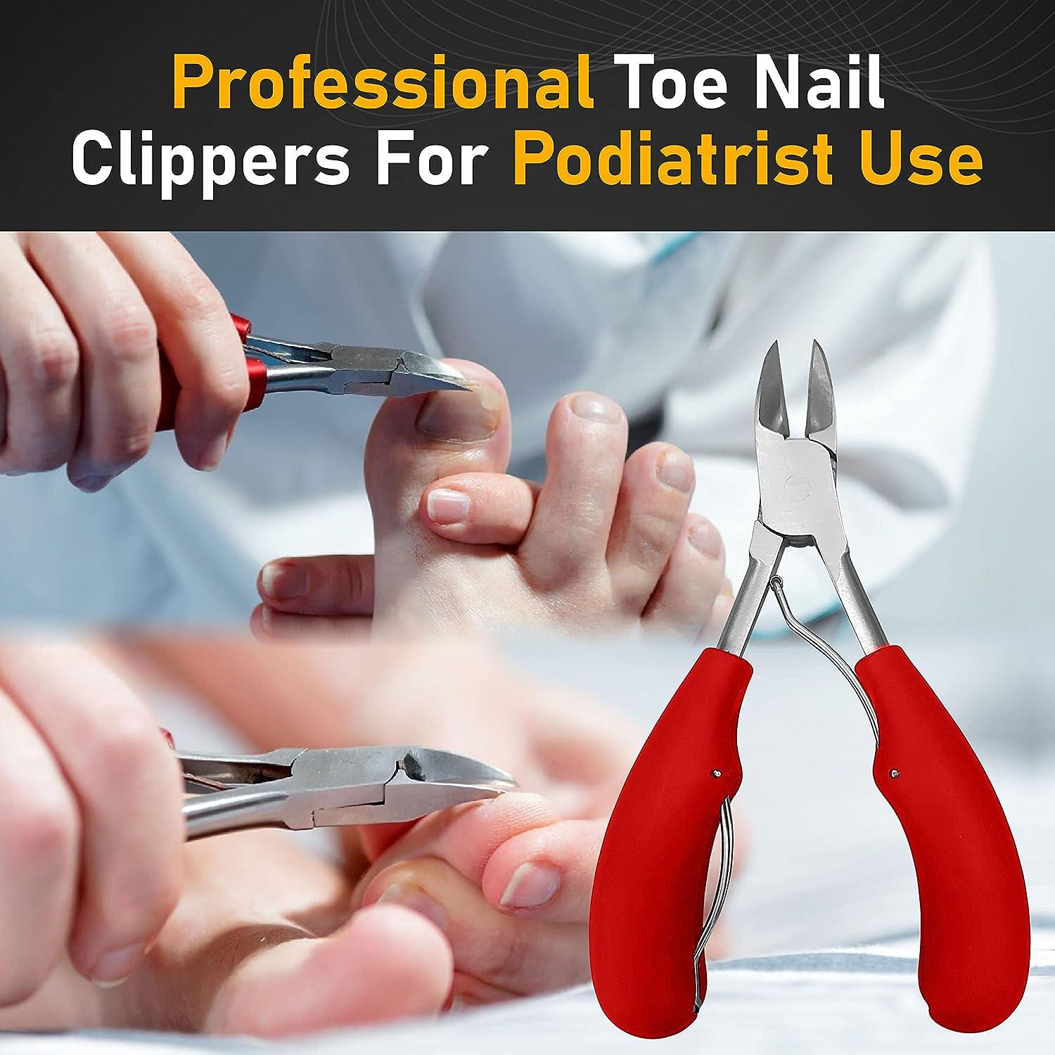 EZ Grip Side-Cut Toenail Clippers with Extended Reach