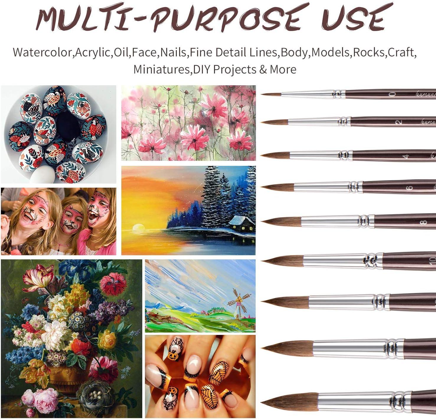 Craft Brushes Portable Wide Professional Watercolor Multi-function Artist  Toddlers 2-4 Years