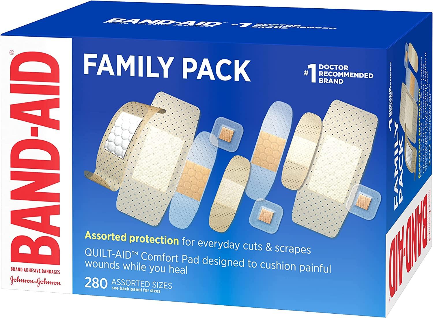 HSA Eligible  Band-Aid Family Pack Adhesive Bandages, 110 ct