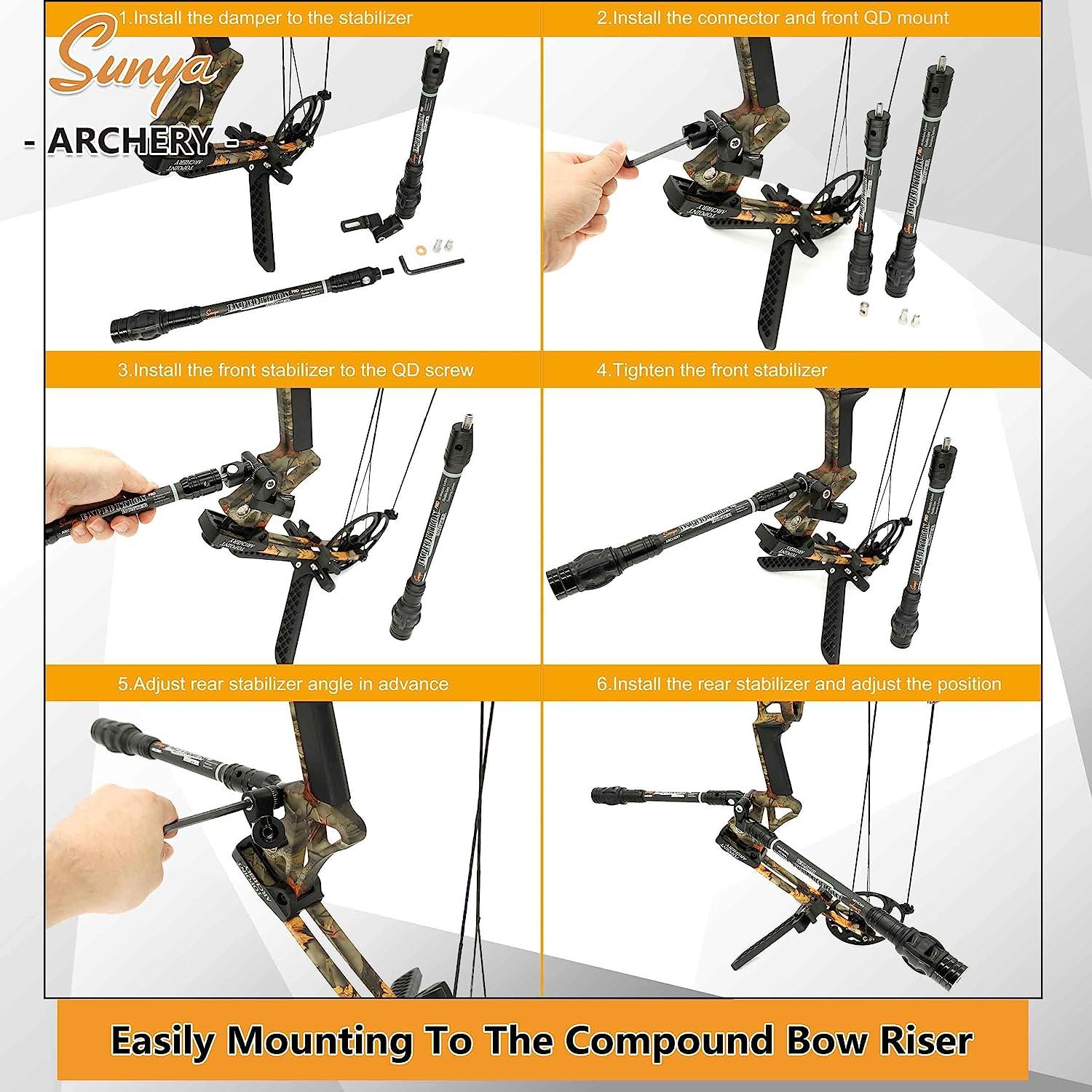 Bowfishing Reel Seat Stabilizer Spinning Mount Anchor Compound Bow Archery  Tools