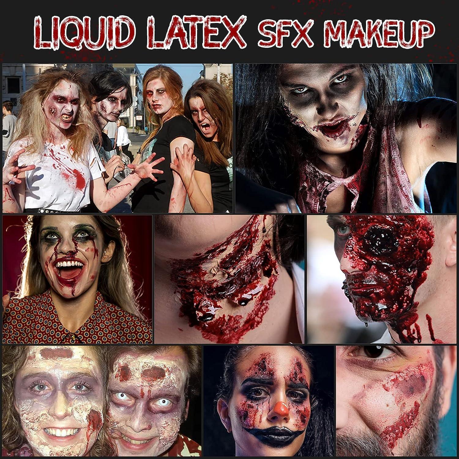CHASPA Halloween Makeup Liquid Latex for Halloween Costume Zombie