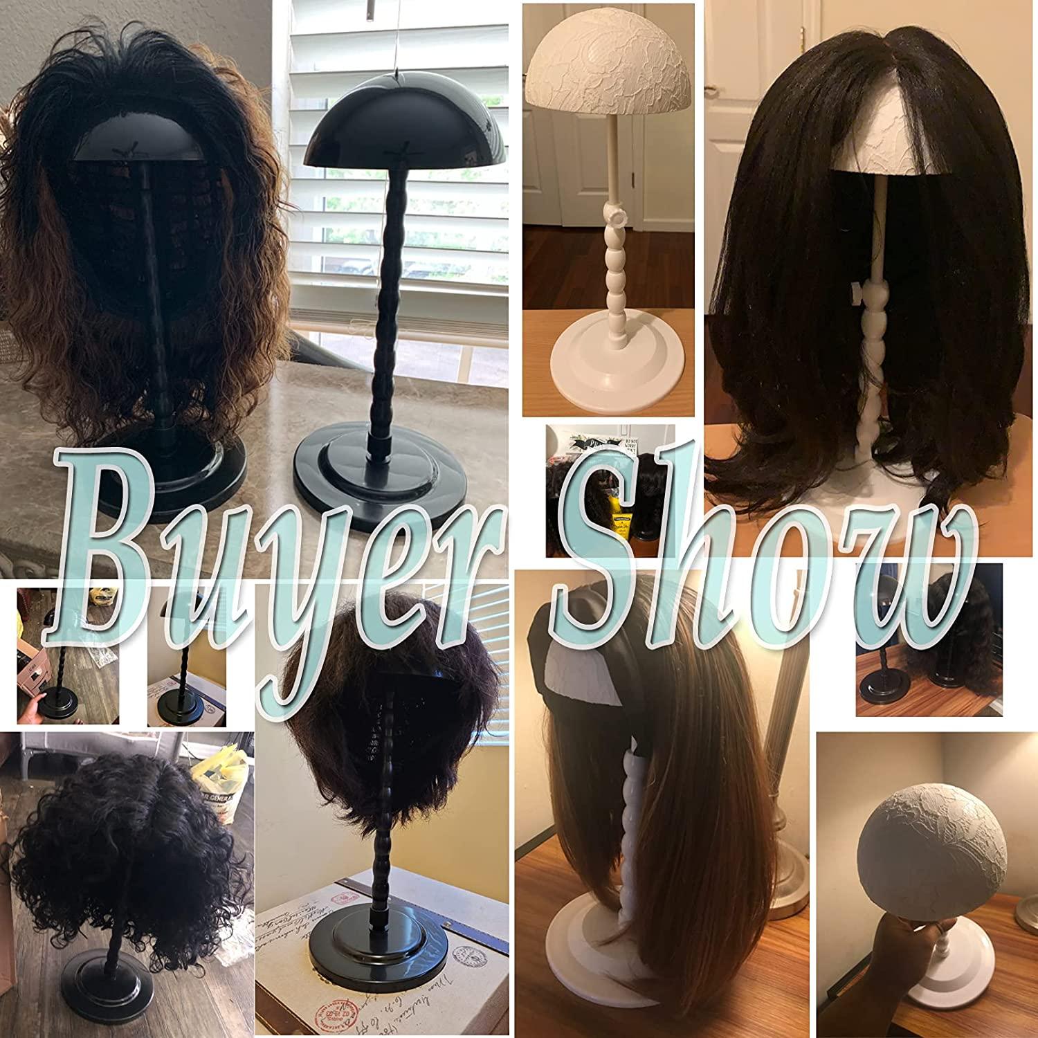Portable Wig Stand Durable Collapsible Wig Holder for All Wig