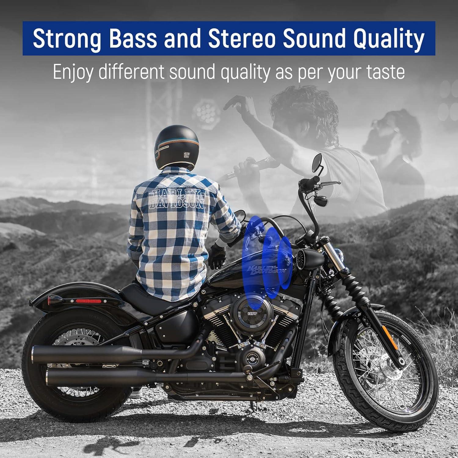 LEXIN LX-Q3 Motorcycle Speakers Bluetooth Waterproof Motorcycle