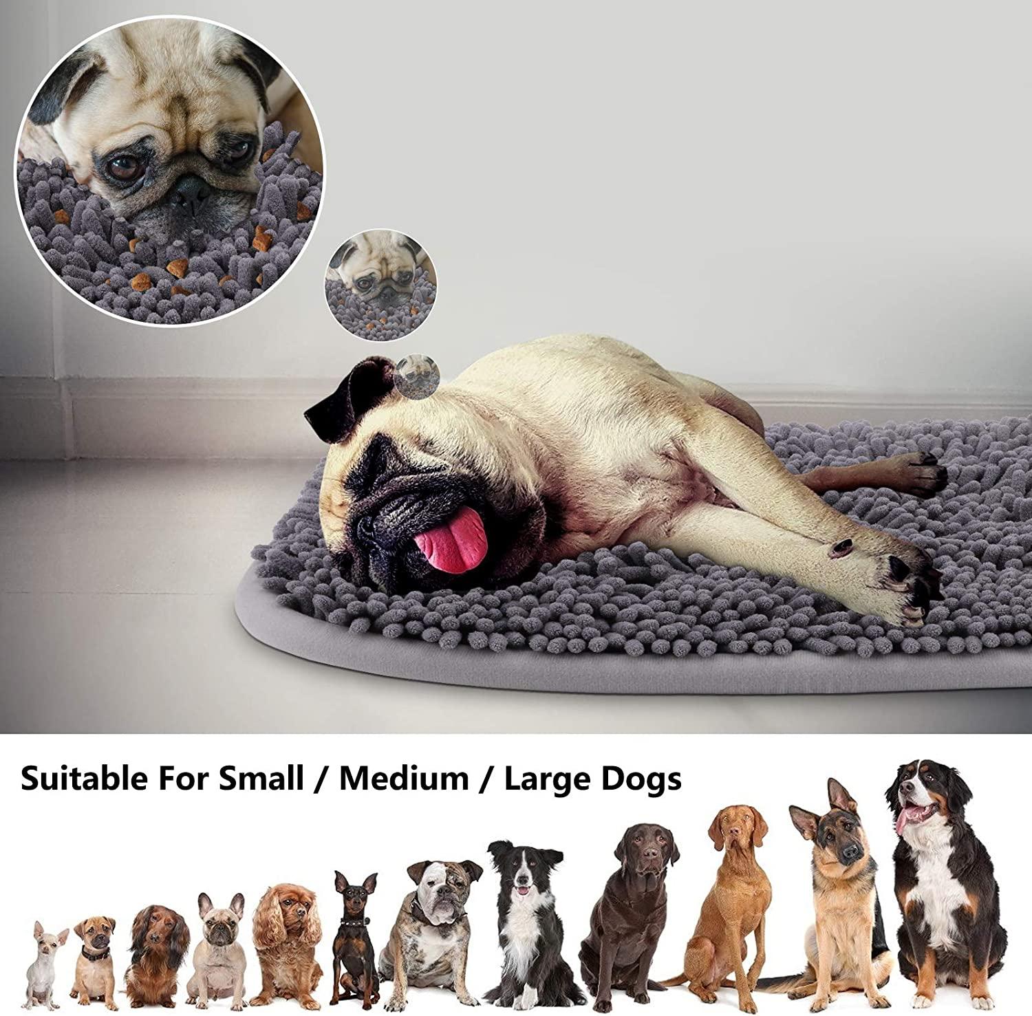 Snuffle Mat for Dogs, Interactive Feed Game, Non Slip Bottom Pad, Dog  Treats, Feeding Mat, Encourages Natural Foraging Skills