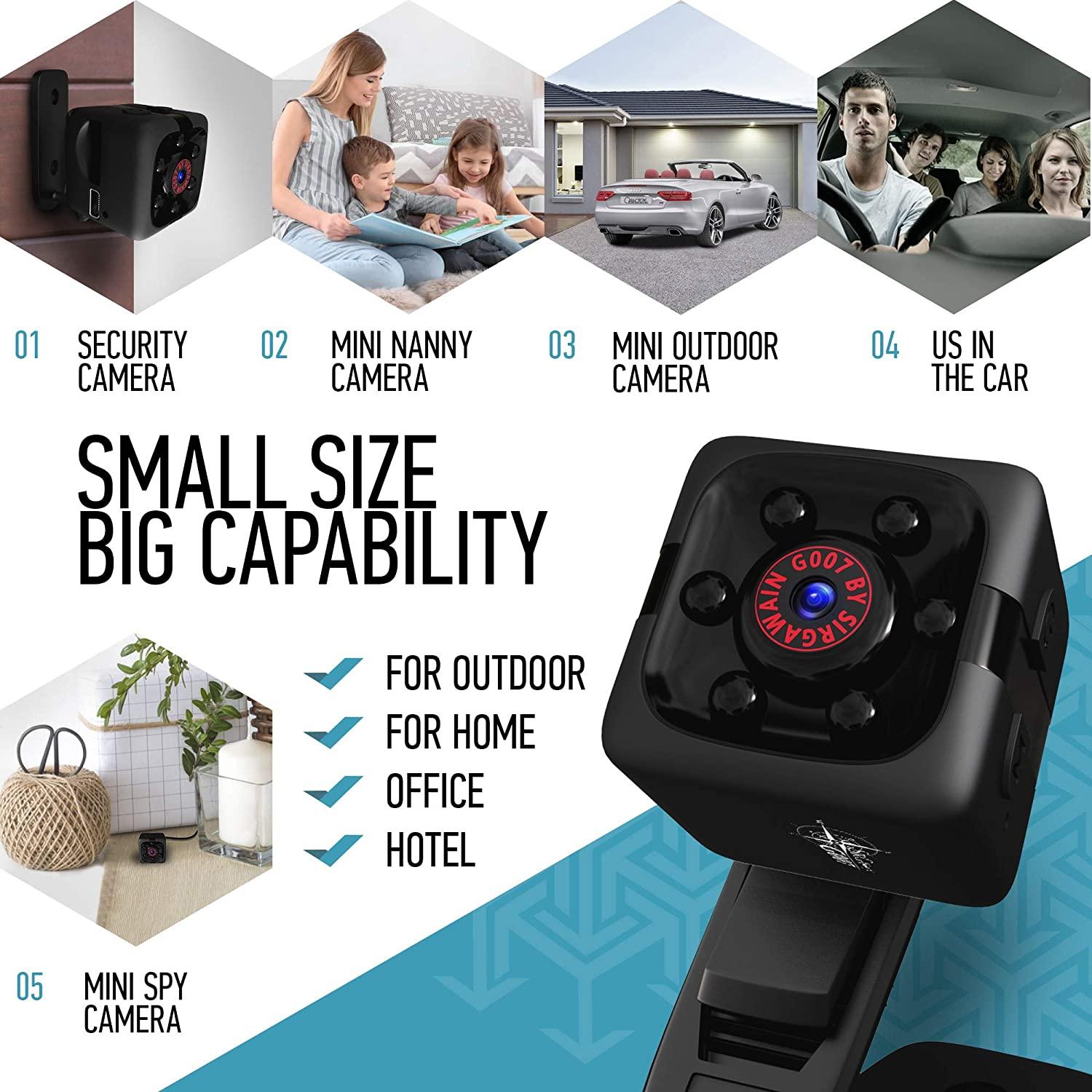 Hidden Mini Camera for Spying and Surveillance 