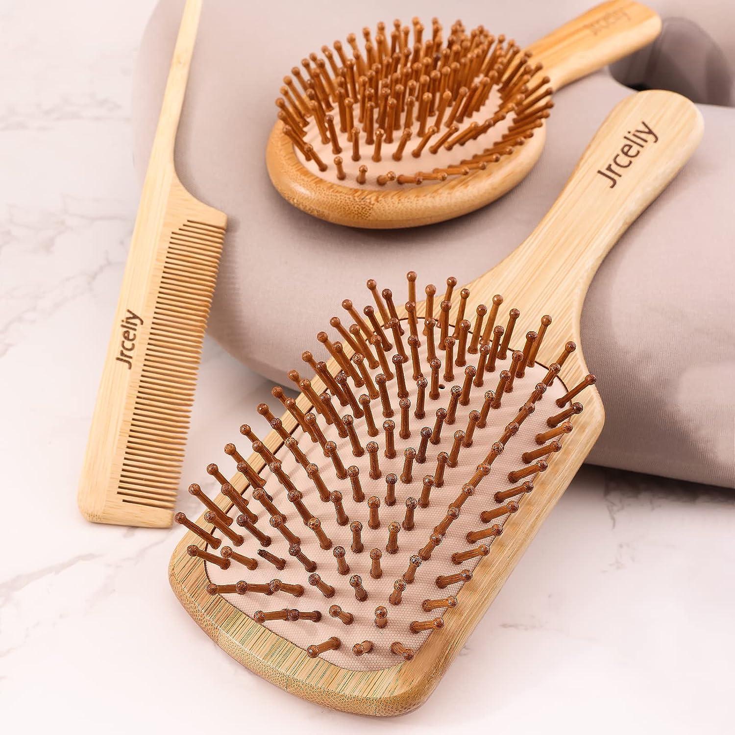 Masthome 3PCS Natural Bamboo Brushes Set for Household