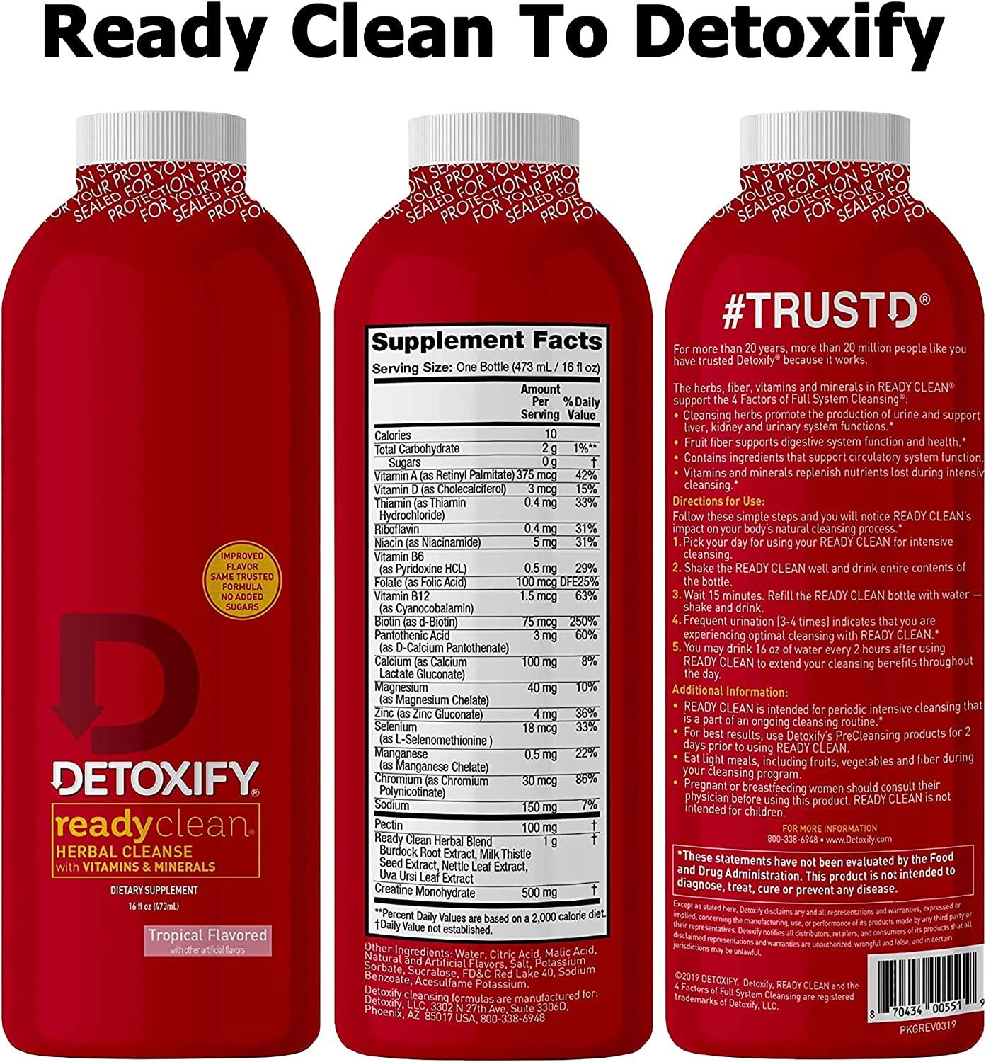 Detoxify Ready Clean - 12 Pack