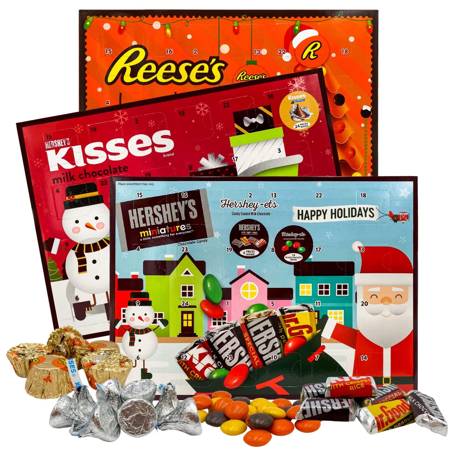 2022 Hershey Chocolate Advent Calendar Christmas Gift Set, Reese's