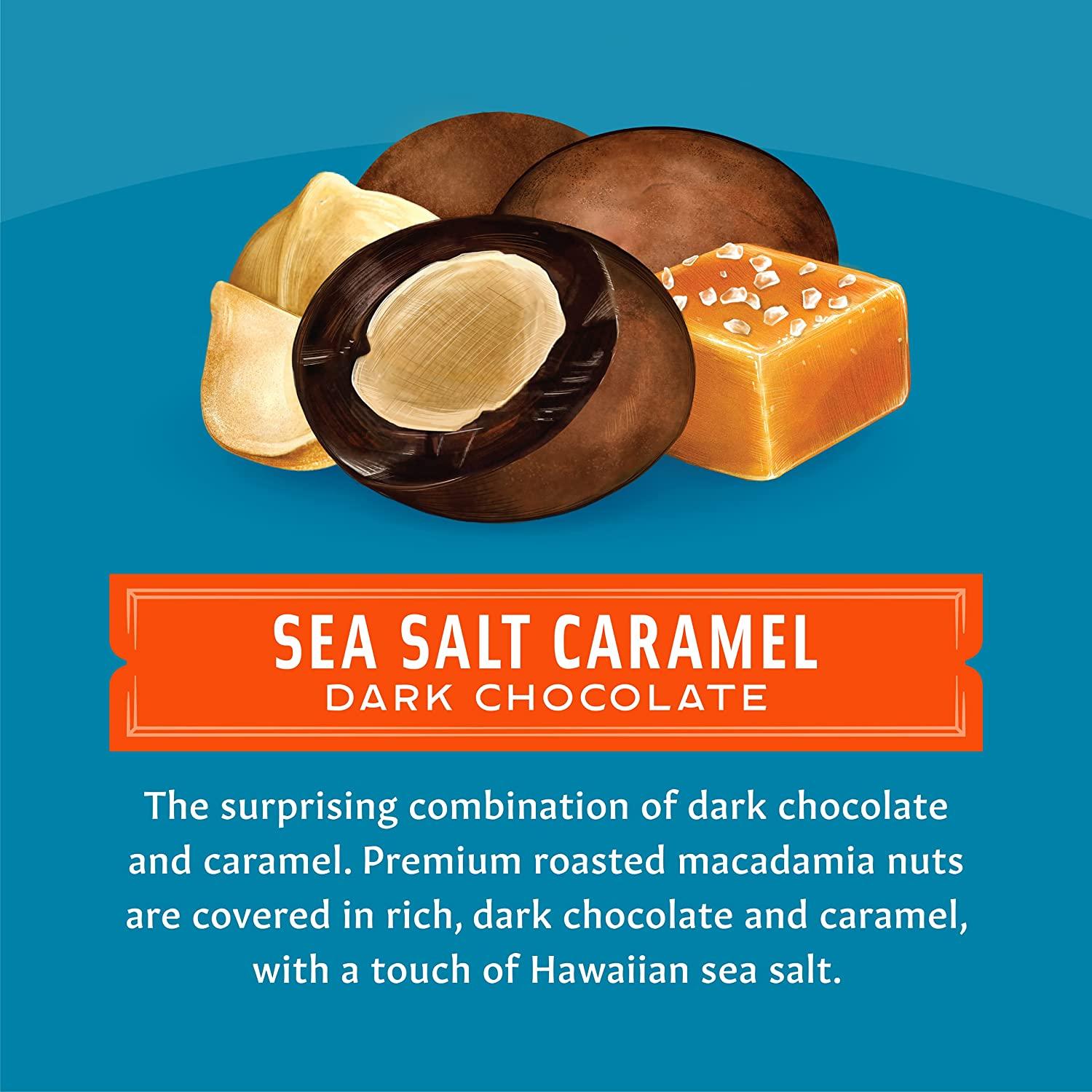 Mauna Loa Sea Salt Caramel Dark Chocolate Covered Macadamia Nuts 4 oz