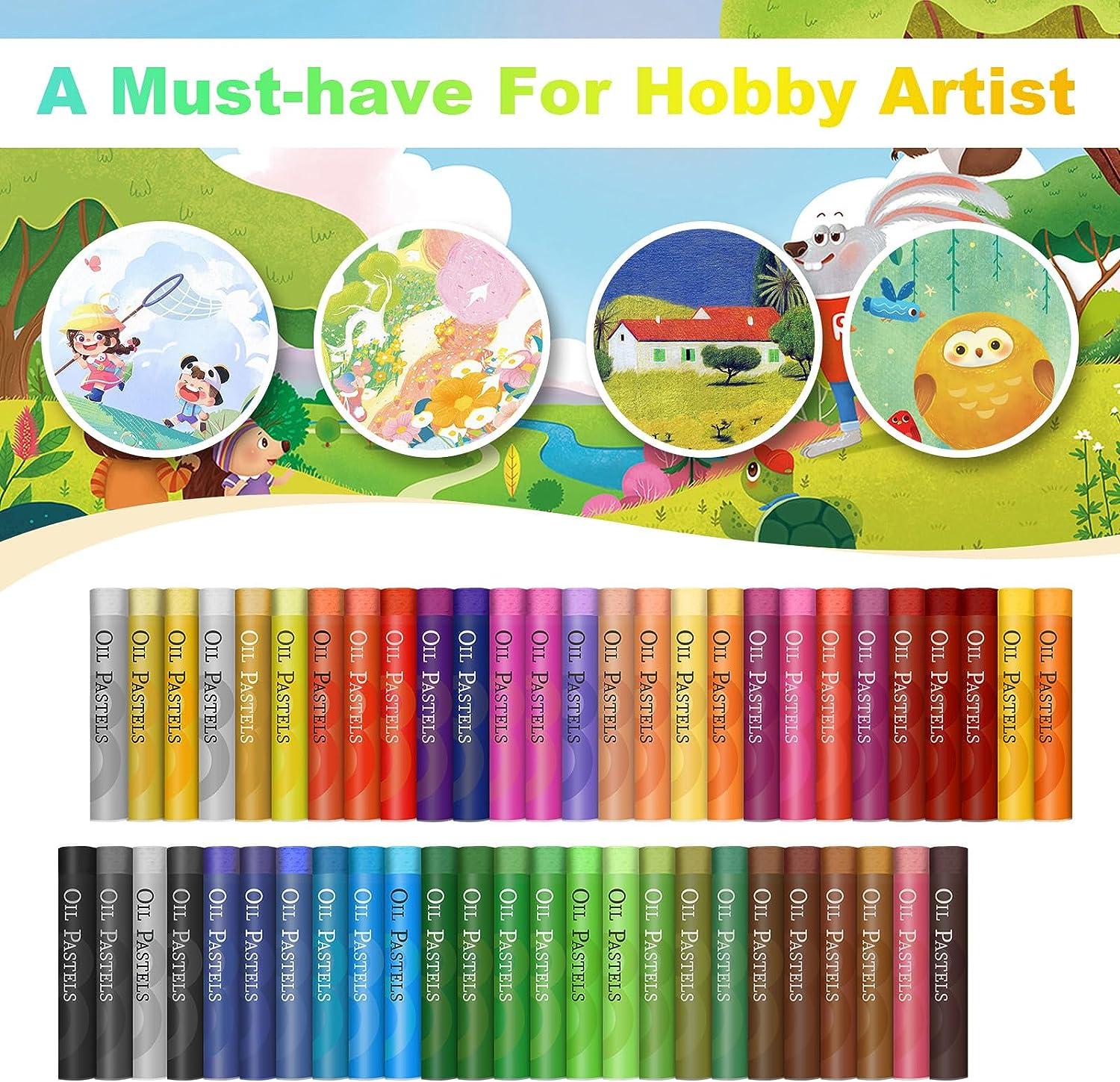 YQSWXZQP Oil Pastels-Crayons-Oil Sticks-Oil Pastels for Kids-Oil Paint sticks-Vibrant Oil Pastels Set for Artists-Perfect for Drawing Painting and